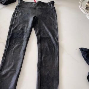 Spanx faux leather leggings